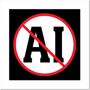 No AI Posters and Art